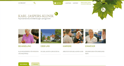 Desktop Screenshot of karl-jaspers-klinik.de
